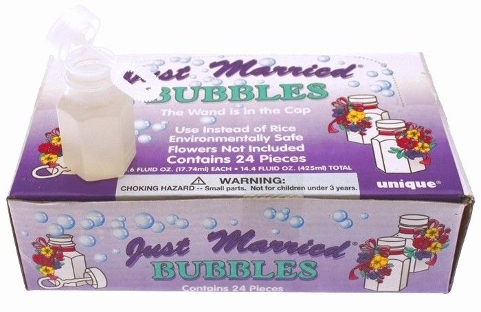 Bulles Mariage Boite De 24 Bubbles Simples Sortie Des Ceremonies Les Indispensables Mariage