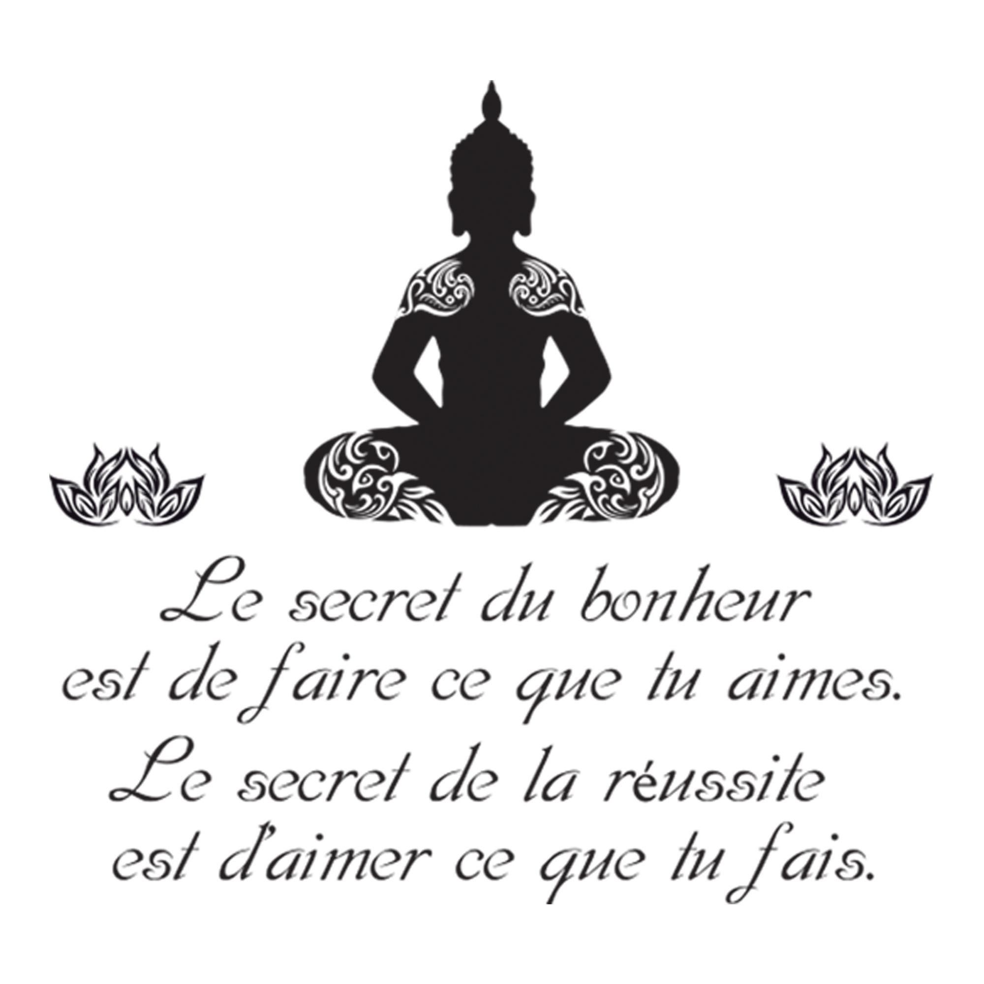 Sticker Citation Bouddha