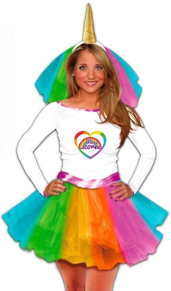 Deguisement Miss Licorne adulte