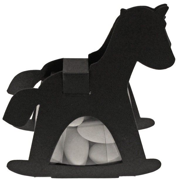 Cheval à bascule noir shop