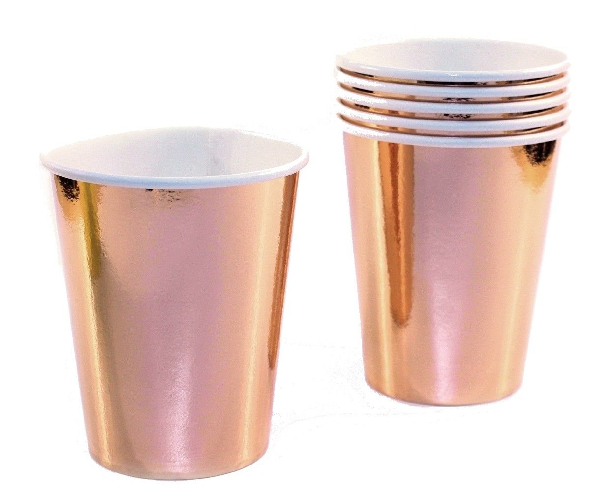 Paquet De 6 Gobelets En Carton Brillant Rose Gold Articles De Fete Decoration Mariage Deco De Table Anniversaire Paquet De 6 Gobelets En Carton Brillant Rose Gold Articles De Fete Decoration Mariage Deco De Table Anniversaire