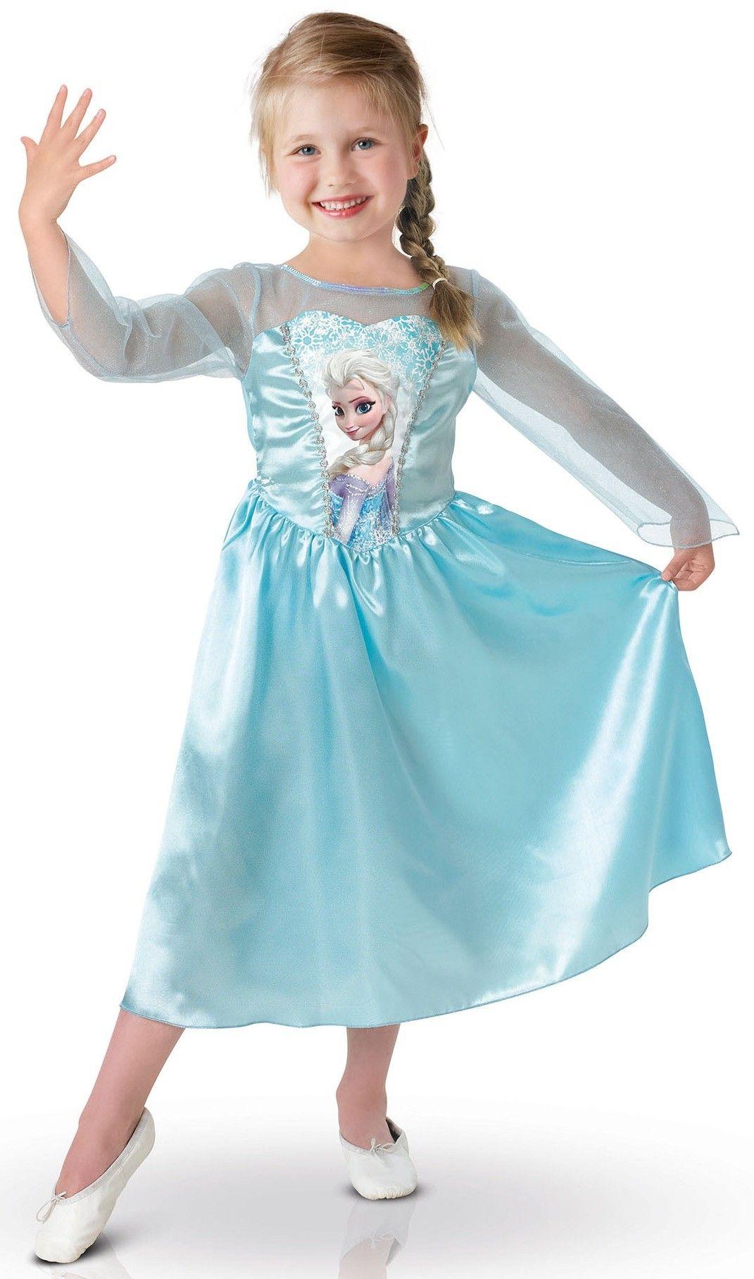 Déguisement Elsa Reine des Neiges ® 7-8 ans