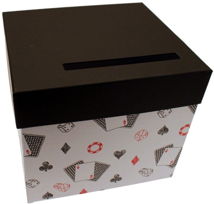 Urne Carton Casino Articles De Fete Decoration Mariage Deco De Table Anniversaire