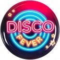 Grand Plateau ROND Disco Fever en plastique 34,5cm