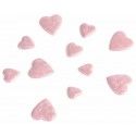 Chaks 02003-003, Sachet de 50g de Coeurs 3D, Rose pastel