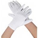 Gants courts blancs, Adulte