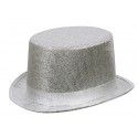 Chapeau Haut de Forme LUXE, Argent brillant