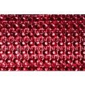 Chaks 0822-82, Ruban de table Diamants XL 11,5cm, Rouge 