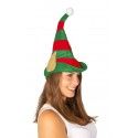 P'TIT Clown re10520 - Bonnet de lutin vert/rouge