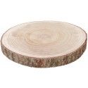 Ultra Grand Rondin en bois 3,5cm naturel plat Ø 36-40cm