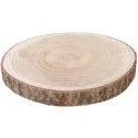 Ultra Grand Rondin en bois 3,5cm naturel plat Ø 35-38cm