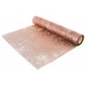 Chaks 10985, Chemin de table Brillance Deluxe 30cm x 10m, Rose Gold