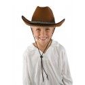 Chapeau Cowboy Enfant feutre, Marron