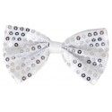 P'TIT Clown re11910 - Nœud papillon sequins, argent