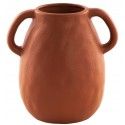 Chaks 11921, Vase Céramique Antalya 18cm Terracotta