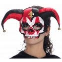 Chaks 12177, Masque Harlequin Skull avec grelots luxe