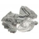 Chaks 12263, Grand Tissu Déco en lambeaux 183 cm Gris