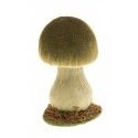 Chaks 12398, Champignon Vert Forestier bombé factice sur socle 13cm