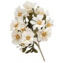 Chaks 13308, Bouquet de 5 tiges Bidens 27cm, Blanc