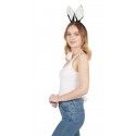 P'TIT Clown re14001 - Set de lapin noir et blanc avec queue