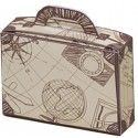 Ballotin VALISE Globe-Trotter en carton