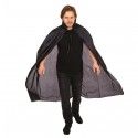 P'TIT Clown re16201 - Cape tissu polyester avec col noire 130 cm, adulte