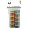 P'TIT Clown re18413 - Sachet de 2 rouleaux de serpentins, 18 jets, 7mm x 4 m