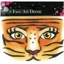 Chaks 88 191508B, Maquillage visage autocollant Tigre