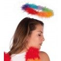P'TIT Clown re19563, Serre-tête halo-auréole d'ange, multicolore