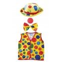 P'TIT Clown re21012 - Set déguisement enfant Clown