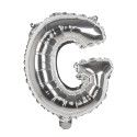 Ballon aluminium mylar lettre G, argent