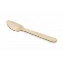 Lot de 20 PETITES Cuillères à Café écologiques en bois 11cm, naturel