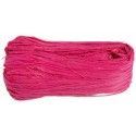 Bobine de raphia rose Fuchsia de 50 gr