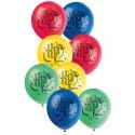 Sachet de 8 Ballons Harry Potter ™ 30,4cm colorés