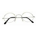 Chaks 85 250324, Lunettes métal rondes sans verre 