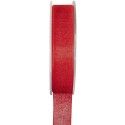 Ruban organdi 25 mm x 20m, Rouge