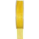 Ruban organdi 15 mm x 20m, Jaune