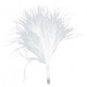 Sachet de 20 plumes 7 cm, Blanches