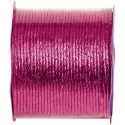 Bobine carton 20M Cordon Armé métallisé, Fuchsia brillant