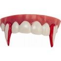P'TIT Clown re28530 - Dentier rigide avec pâte, vampire avec sang sur dents
