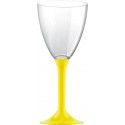 20 verres, pied JAUNE