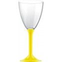 20 verres, pied JAUNE