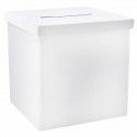 Tirelire NEUTRE unie cube, BLANC