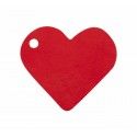 Sachet de 10 marque places Coeur, Rouge