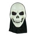 P'TIT Clown re30131 - Masque adulte rigide avec cagoule - Tête de mort 