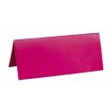 Sachet de 10 marque places rectangle, Fuchsia