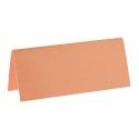 Sachet de 10 marque places rectangle, Corail