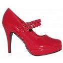 Chaussures Femme disco ROUGES, taille 38