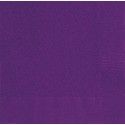 Sachet de 20 Serviettes en papier Violet 33 x 33 cm