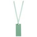 Sachet de 12 marque places rectangle AVEC ruban, Menthe
